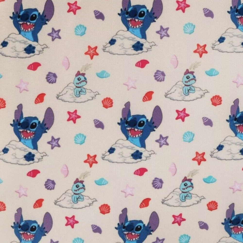Disney Light Blue Stitch Beach Sand Mini Backpack - Picture 2 of 6